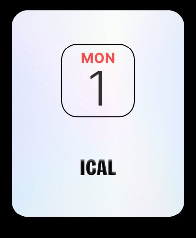 iCal Invite iCal Invite