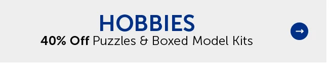 Hobbies - 40% Off Puzzles & Boxed Model Kits