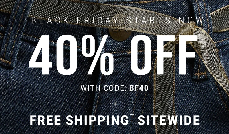 Black Friday Sale 40% Off* With Code: discount code