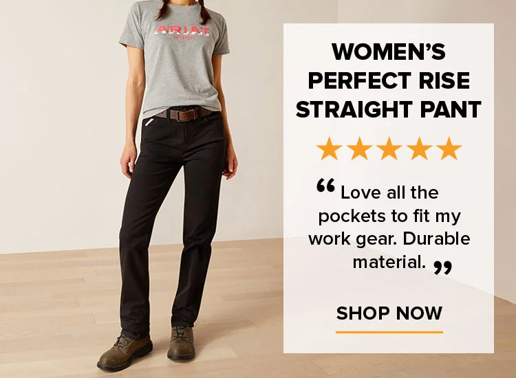 WOMEN'S PERFECT RISE STRAIGHT PANT | SHOP NOW