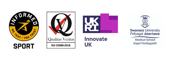 Informed SPORT. Qualitas Veritas. Innovate UK. Swansea University Medical School.
