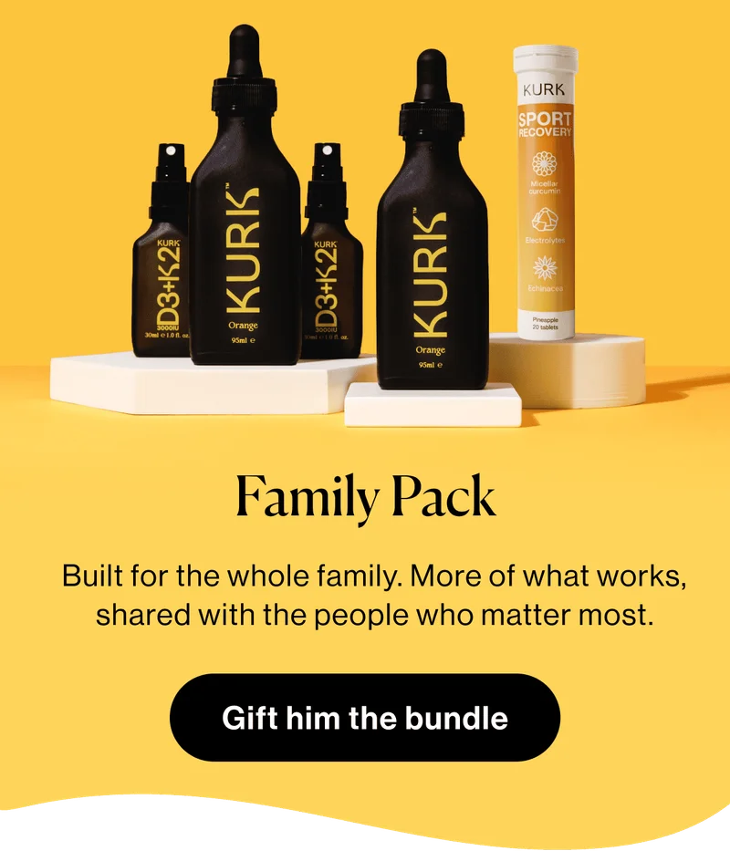 Family Pack. Built for the whole family. More of what works, shared with the people who matter most.