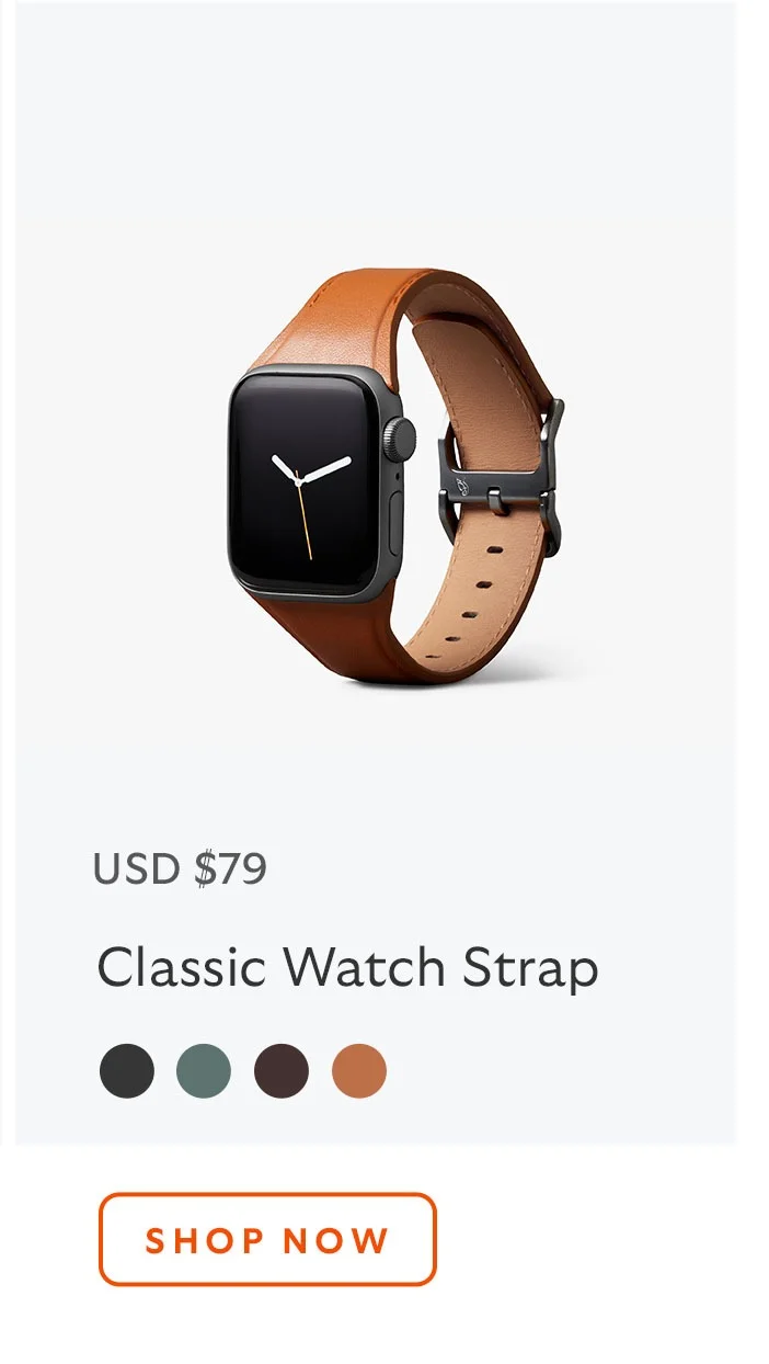 Classic Watch Strap Large (44-49mm) - Terracotta