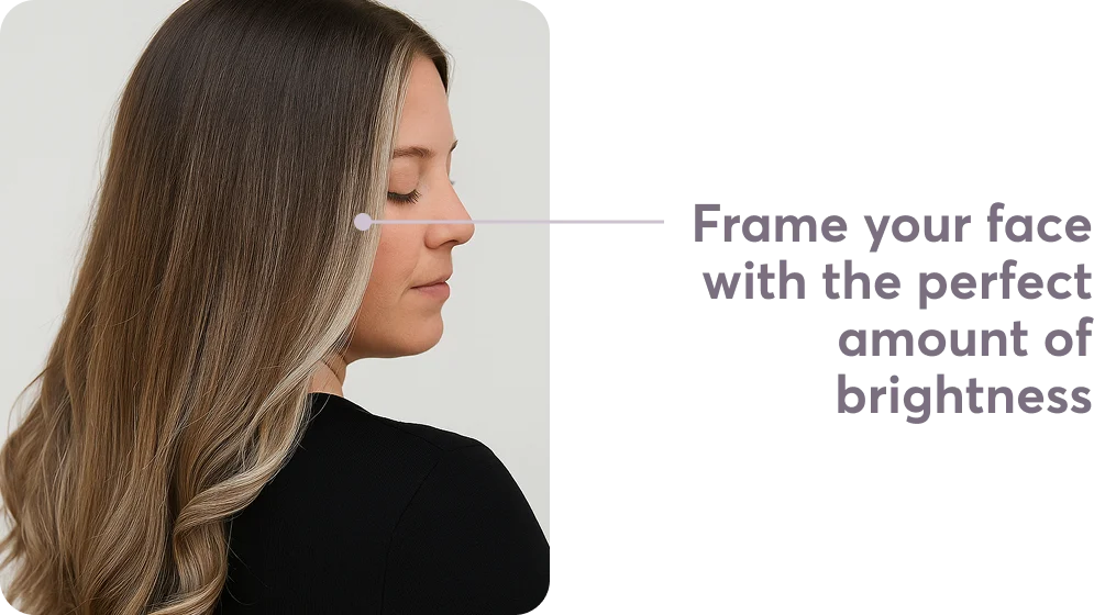 Frame your face with the perfect amount of brightness