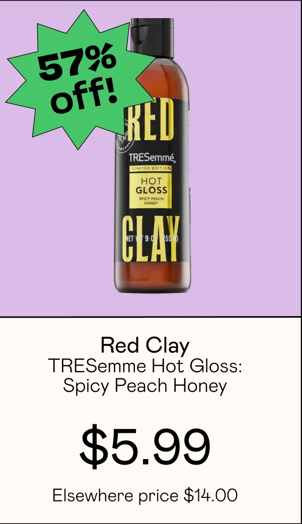 TRESemme Hot Gloss: Spicy Peach Honey