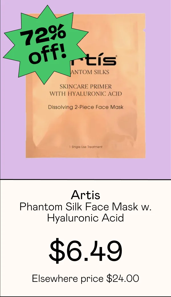 Phantom Silk Face Mask with Hyaluronic Acid