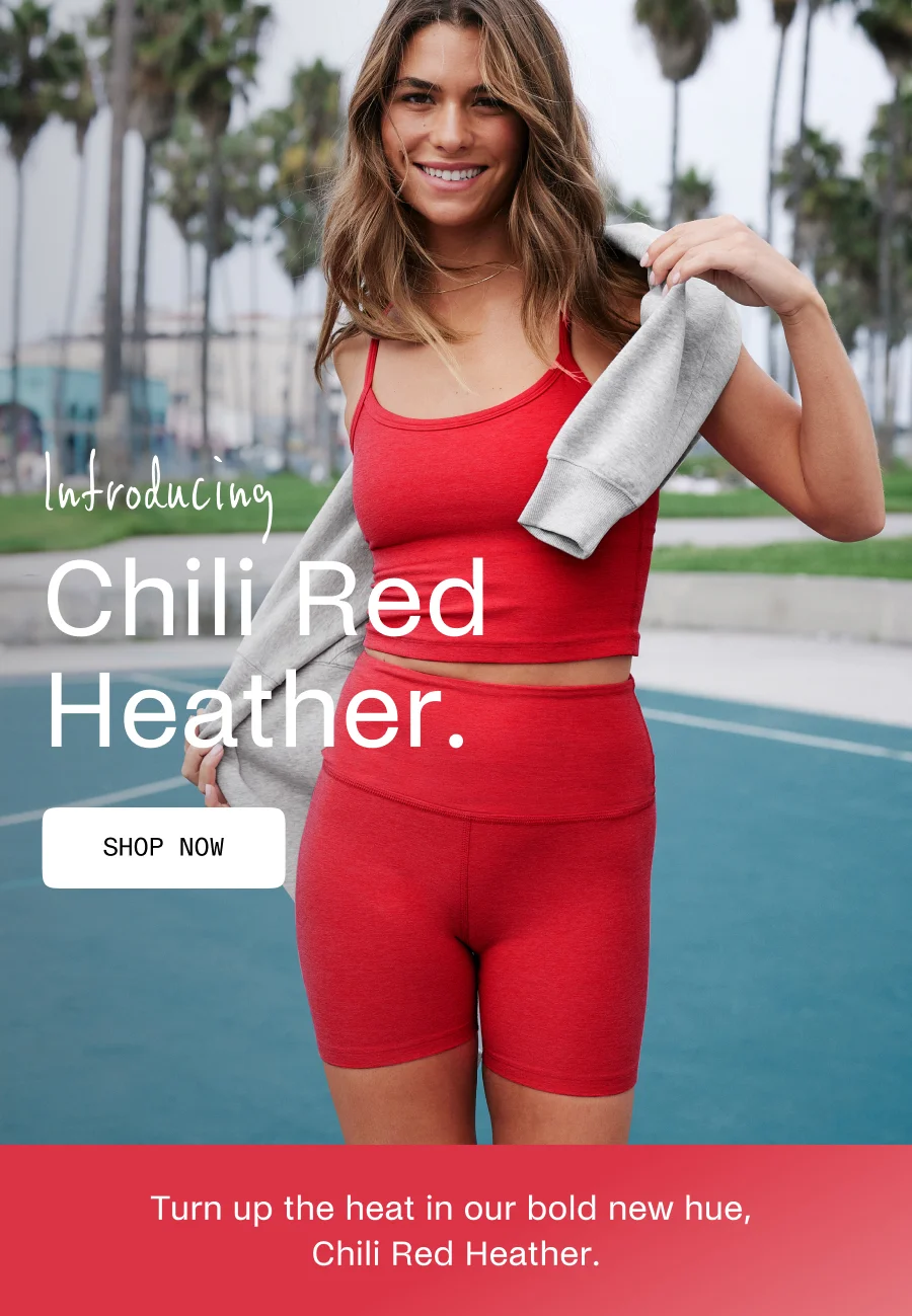 New Hue: Chili Red Heather