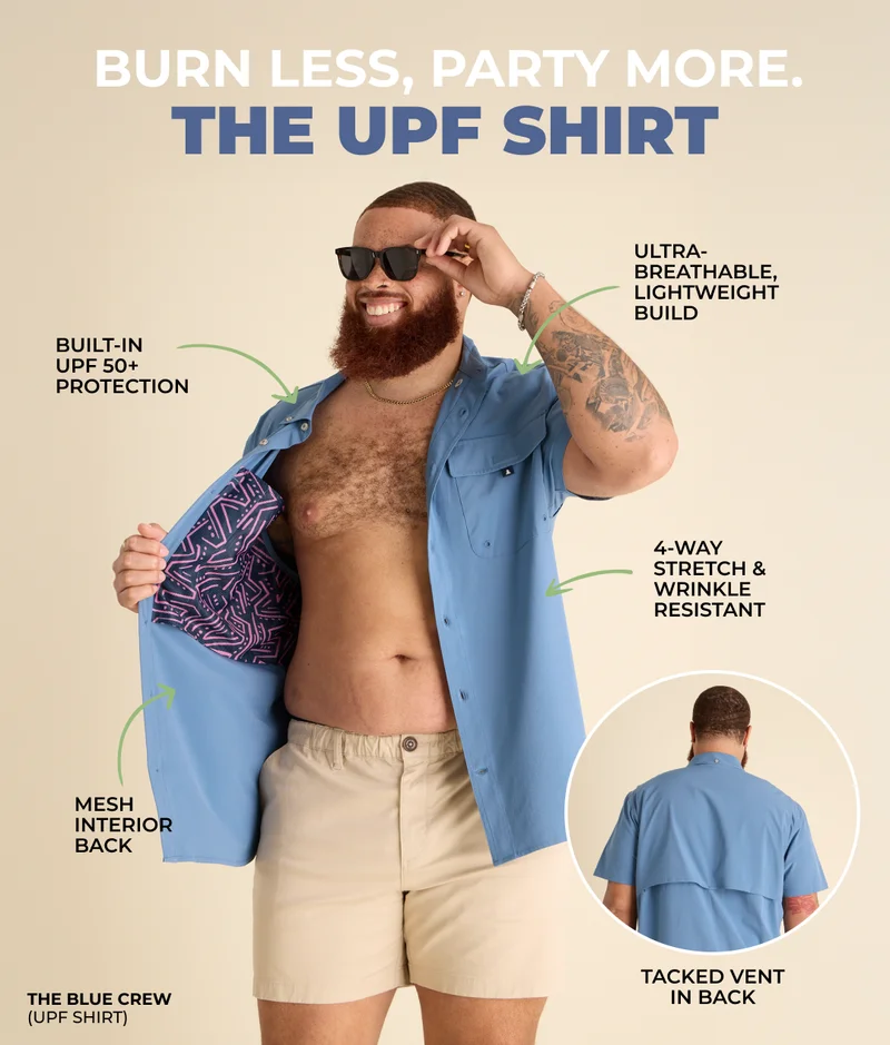 UPF Shirt: The Blue Crew