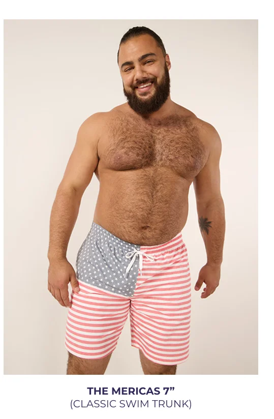 Classic Swim Trunk: The Mericas 7"