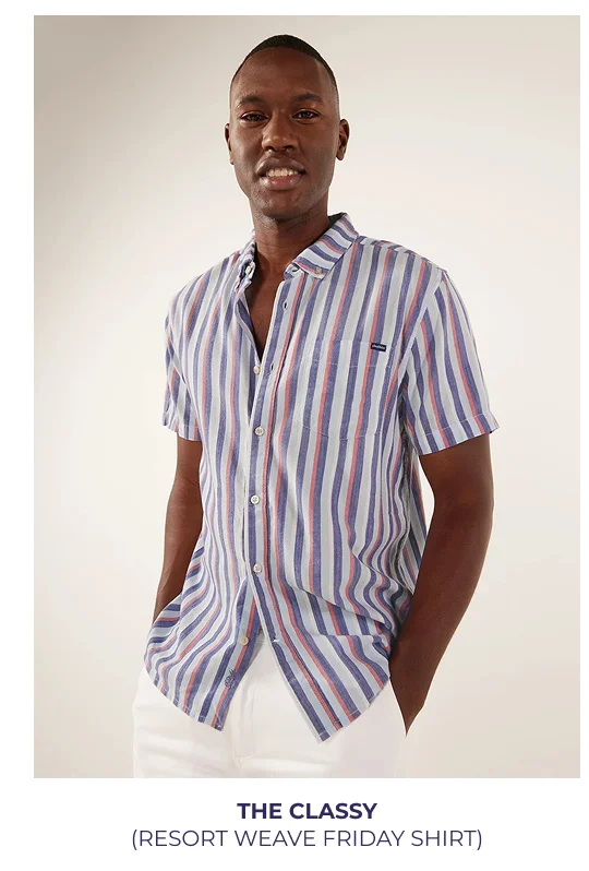 Resort Weave Friday Shirt: The Classy
