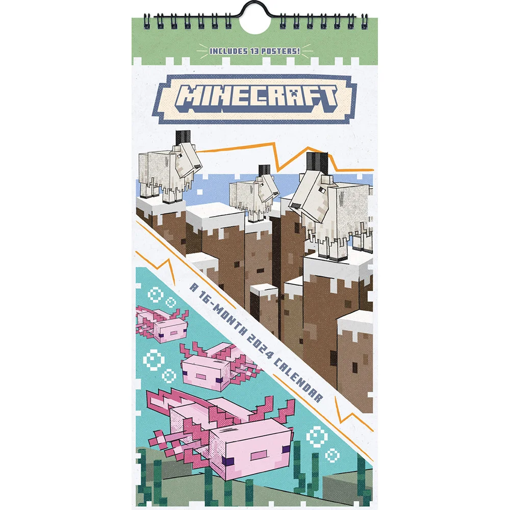 Image of Minecraft 2024 Mini Poster Calendar