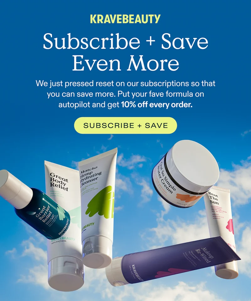 KraveBeauty. Subscribe + save even more