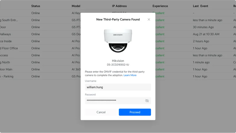 Third Party Camera Support