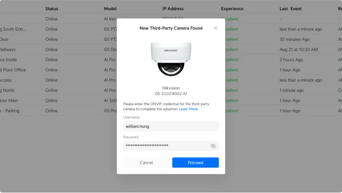 Third Party Camera Support