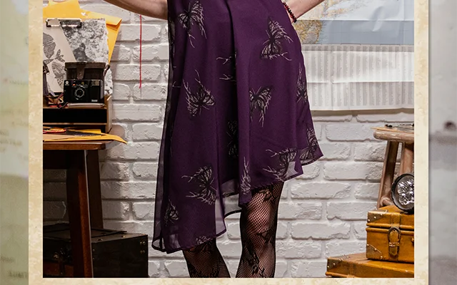 Haunted Moth Dress