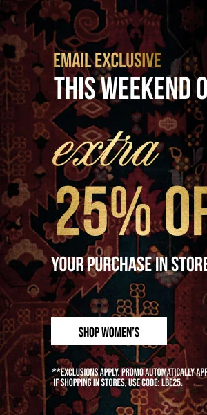 Extra 25% off Shop Women's
