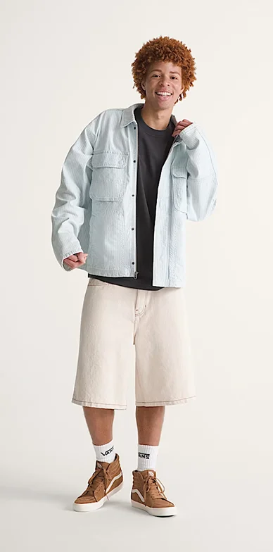 Check-5 Baggy Denim Shorts