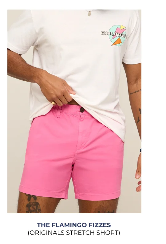 Originals Stretch Short: The Flamingo Fizzes 5.5"