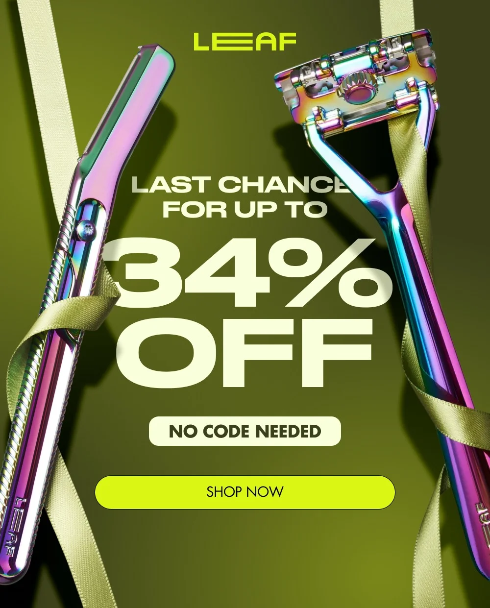 LAST CHANCE FOR UP TO 34% OFF  [ SHOP NOW ] *No code needed!