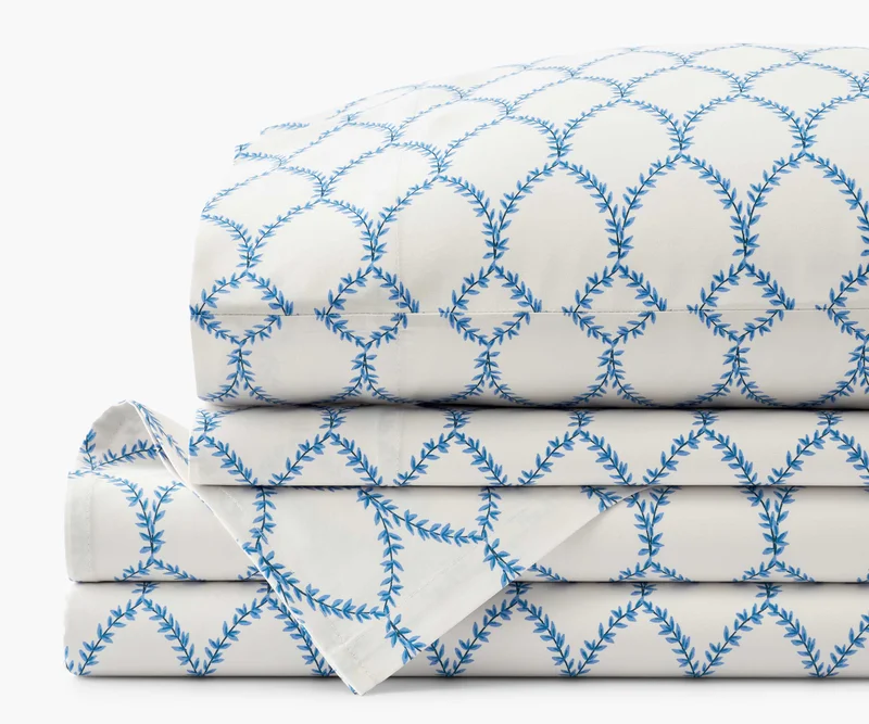 Image of Sateen Sheet Set - Laurel Blue