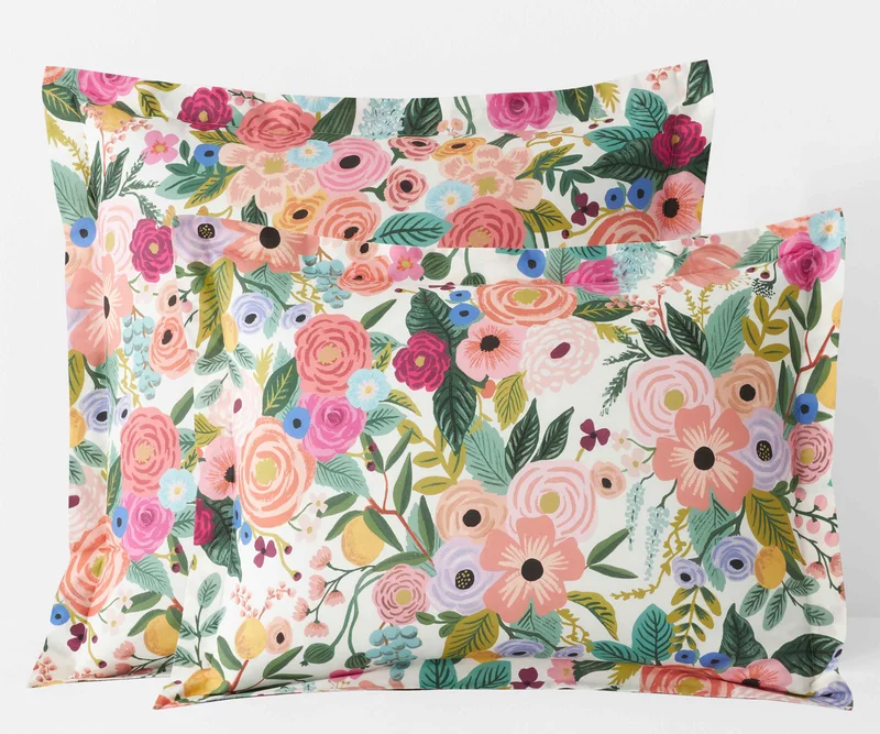 Image of Percale Sham - Garden Party