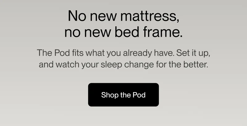 No new mattress,  no new bed frame.