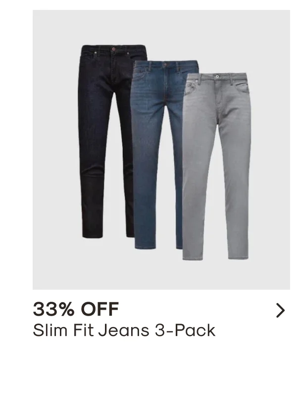 Slim Fit 3-Pack