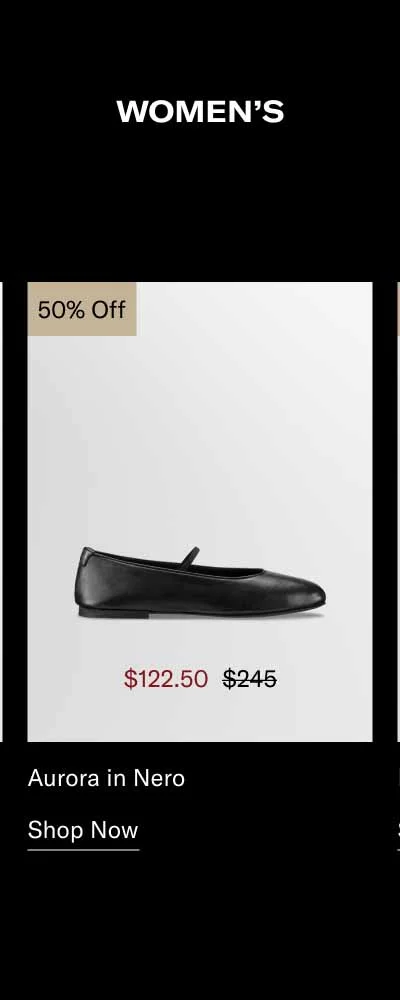Aurora in Nero 50% off-Shop Now