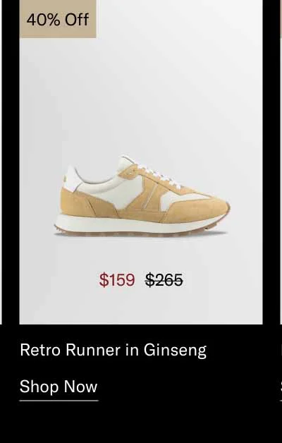 Retro Runner in Ginseng 40% off-Shop Now