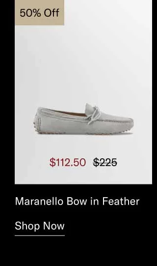 Maranello Bow in Feather 50% off-Shop Now