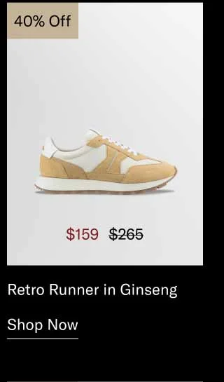 Retro Runner in Ginseng 40% off-Shop Now