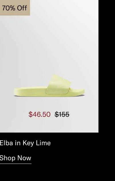 Elba in Key Lime 70% off-Shop Now