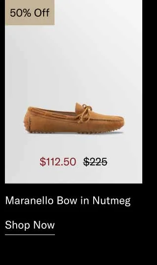 Maranello Bow in Nutmeg 50% off-Shop Now