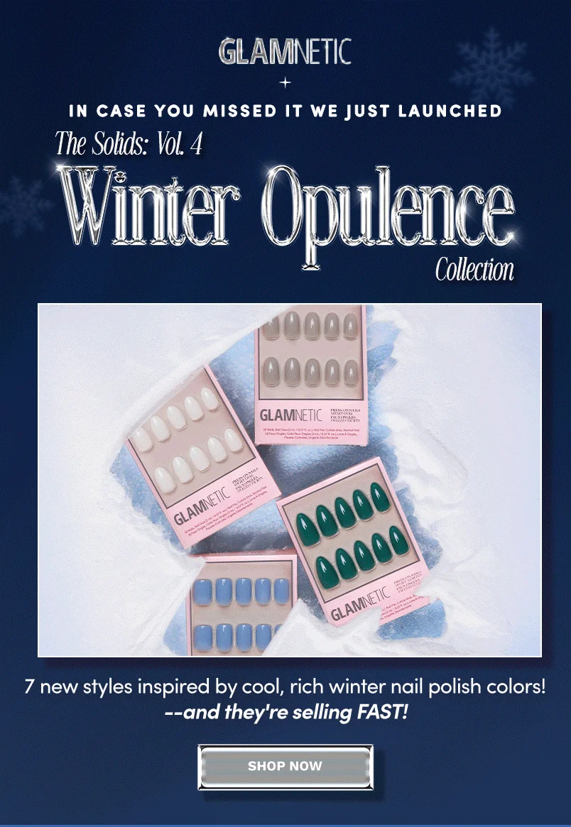 Shop The Solids: Vol.4 Winter Opulence Nail Collection.
