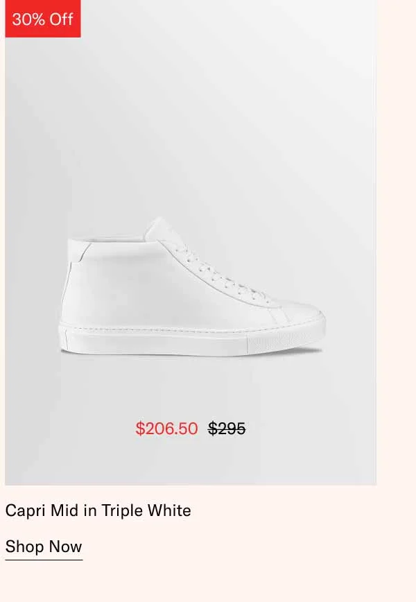 Capri Mid in Triple White. Shop Now