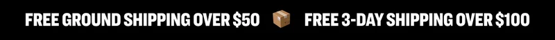 Free Ground Shipping Over $50 📦 Free 3-Day Shipping Over $100