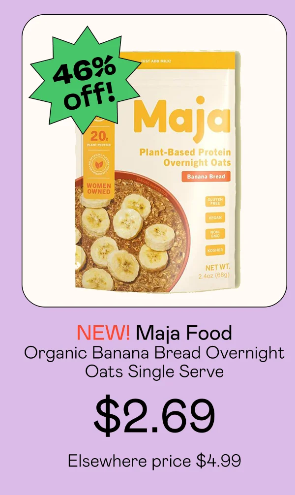 Organic Banana Bread Overnight Oats Single Serve