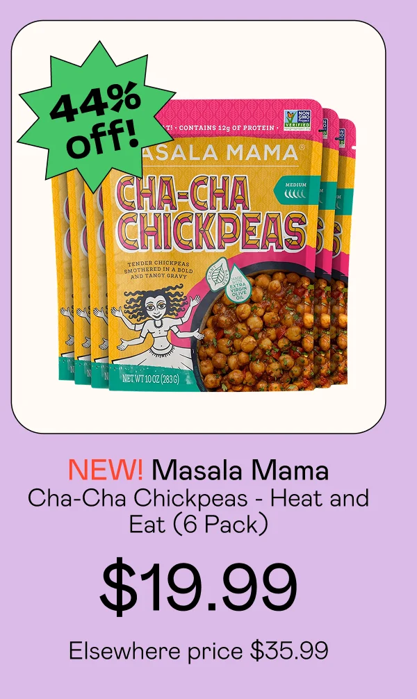 Cha-Cha Chickpeas - Heat and Eat (6 Pack)