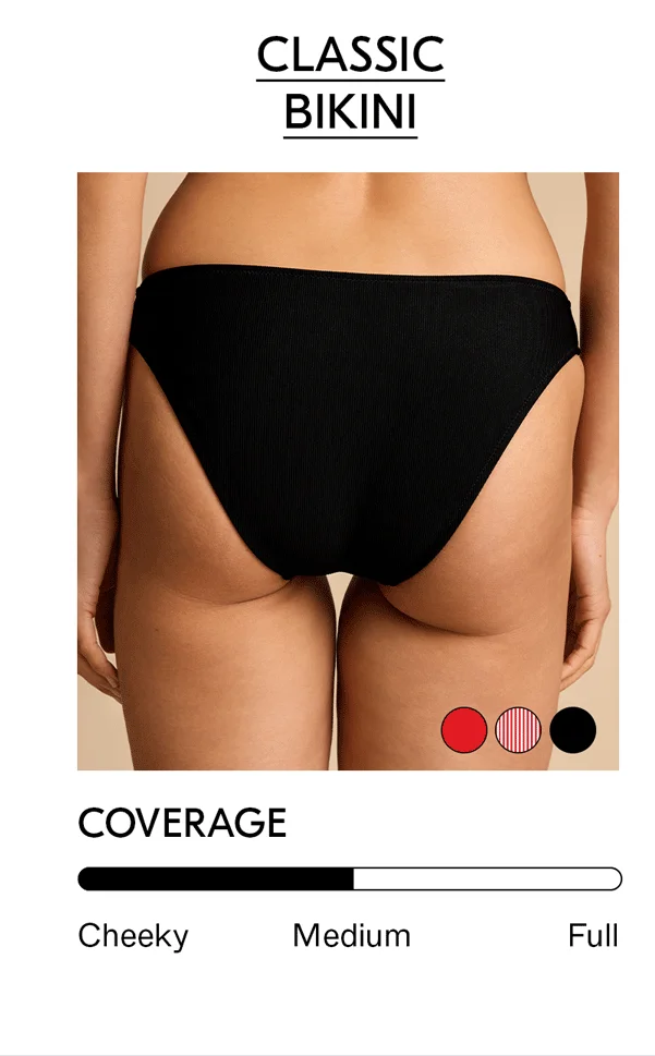 Classic Bikini —&nbsp;Coverage: Medium