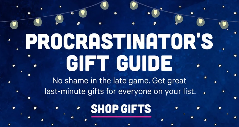 Procrastinator's Gift Guide - great last-minute gifts for everyone on your list.