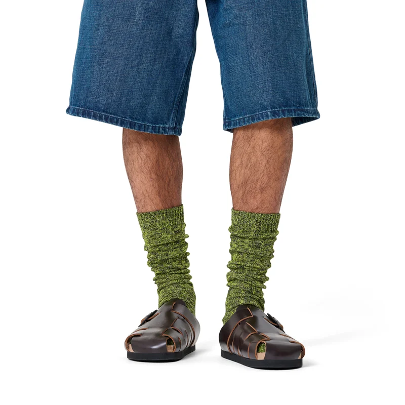 Shimmering Slouch Sock