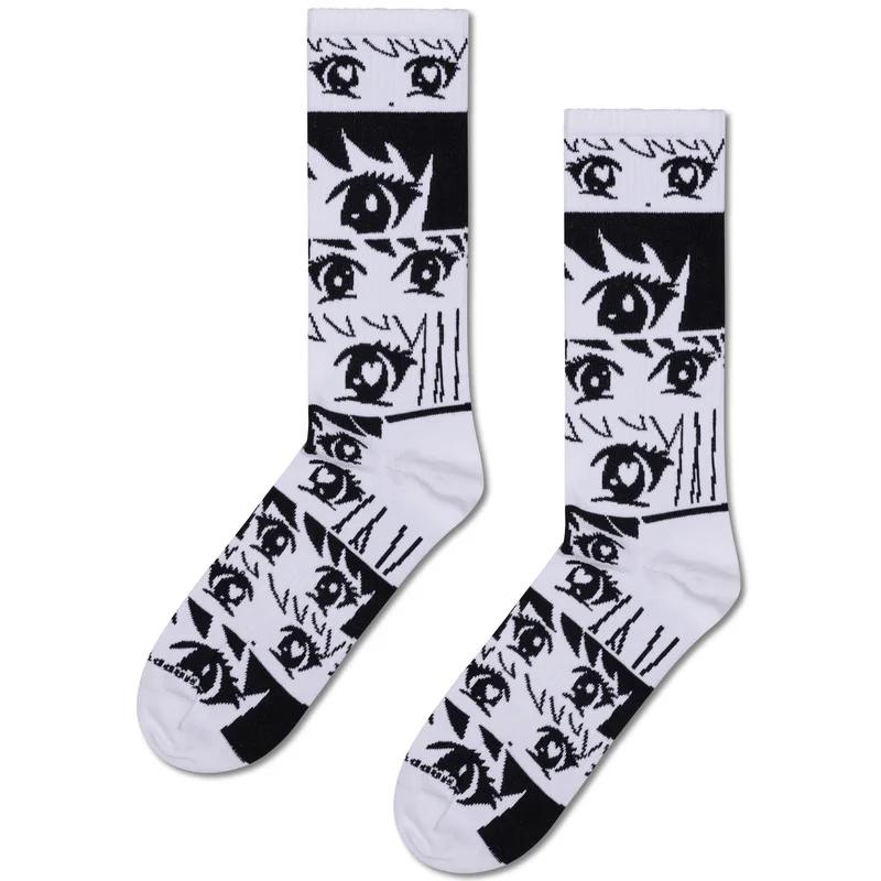 Anime Stripes Sneaker Sock