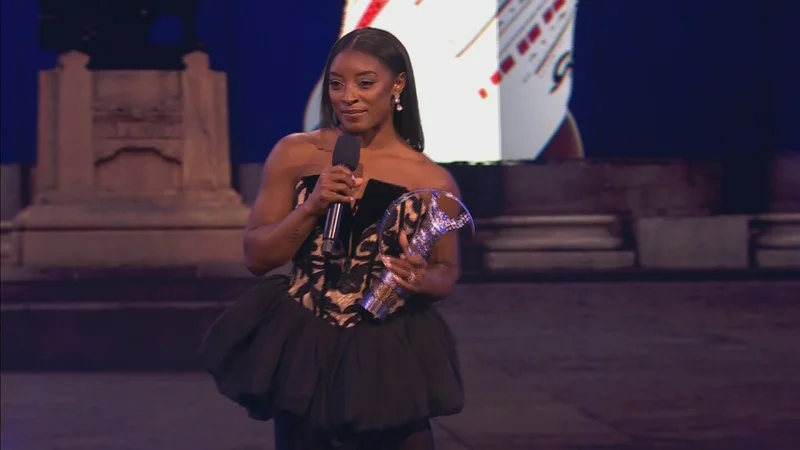 Simone Biles wins Laureus World Sportswoman of the Year