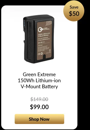 Green Extreme 150Wh Lithium-ion V-Mount Battery