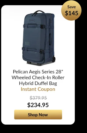 Pelican Aegis Series 28inches Wheeled Check-In Roller Hybrid Duffel Bag