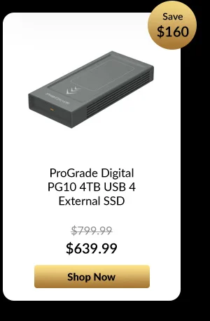 ProGrade Digital PG10 4TB USB 4 External SSD