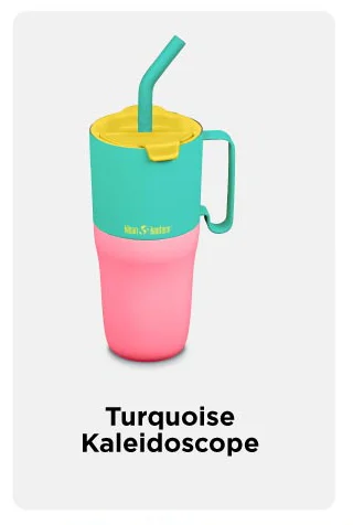 26oz Tumbler - Turquoise Kaleidoscope