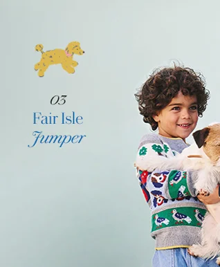 Fair Isle Jumper - Multi Animals