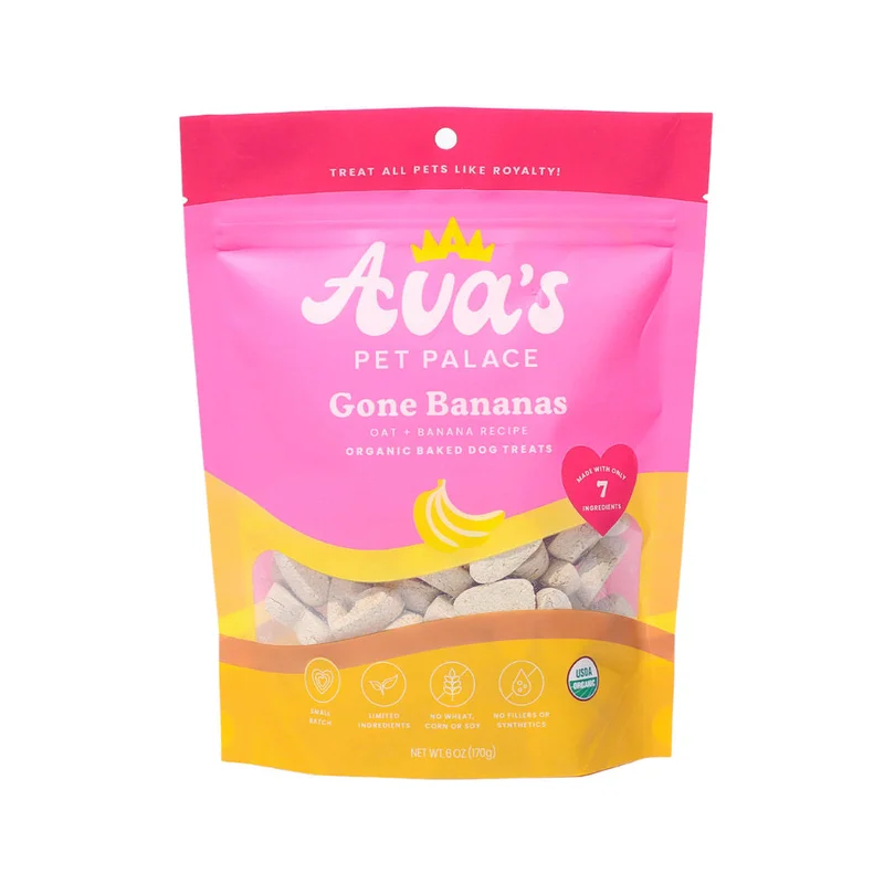 Image of Organic Baked Dog Treats - Gone Bananas