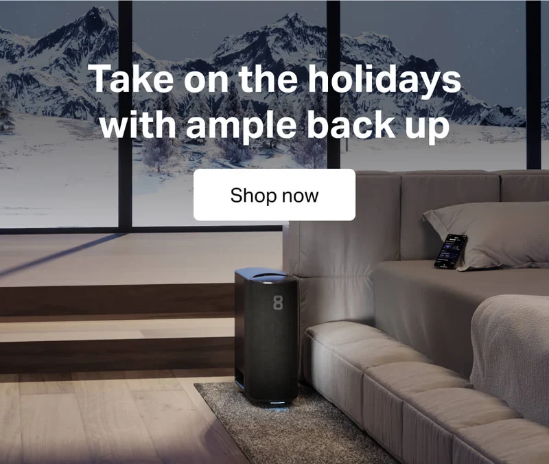 Take on the holidays with ample back up